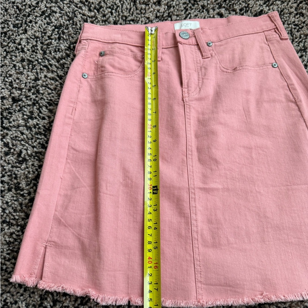 LOFT Blush Mini Skirt - Picture 3 of 6